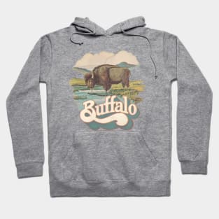 Buffalo Brewing Co. Beer Retro Defunct Breweriana Hoodie